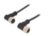 Cablu senzori/automatizări 8 pini M12-M12 1m
