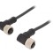 Cablu senzori/automatizări 8 pini M12-M12 1m