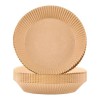 Set 50 hartii de copt pentru friteuza cu aer, 16 x 4.5 cm, maro