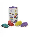 Set 4 vehicule 9 cm Minimobile ECO, MINILAND