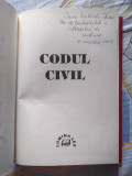 CODUL CIVIL probabil din 1998 EDITURA LUMINA LEX 303 pagini