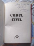 ✅ CODUL CIVIL 1998 EDITURA LUMINA LEX 303 pagini SEMNAT
