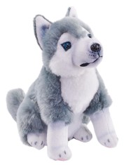 Caine de salvare cu sunet HUSKY - Jucarie Plus Wild Republic 14 cm foto
