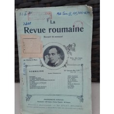 La Revue roumaine 20 februarie/5 martie 1913