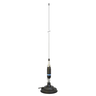 Antena CB PNI S9 lungime 120 cm si magnet cu fluture PNI 120/DV 125 mm inclus PNI-S9-120/DV foto