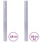Folie fereastra, 3 buc., mata, model curcubeu 3D, PVC