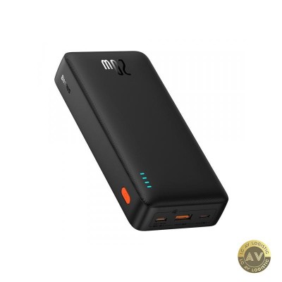 Baterie Externa Baseus Airpow 20000mAh 20W QC + PD 1 x USB-A - 1 x USB-C Neagra P10022804113-00 foto