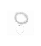 Coronita aura ingeras alb, marime universala