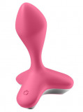 Vibrator Anal Game Changer 12 Moduri de Vibratii Super Puternice Silicon USB Roz 11.5, Satisfyer