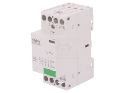 Contactor 4 Pini 25A 24VAC/DC NO foto