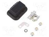Soclu cu protecție MTA pentru suporturi Term - Clemă de acumulator neagră