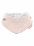 Baveta cu doua fete tip esarfa BabyJem Scarf (Culoare: Roz)