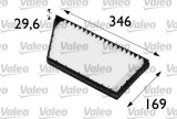VALEO 698488 VALEO ESSENTIAL Filtru, aer habitaclu