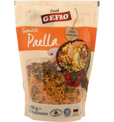Mancare de Paella cu Legume 280 grame Gefro foto