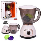 Blender de jucarie cu palete rotative, vas gradat, buton functional, accesorii fructe, 3+ ani, 18x16x9cm