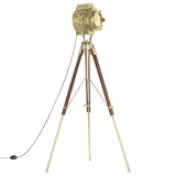 VidaXL Lampă de podea cu trepied, 193 cm, lemn masiv de mango