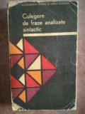 Culegere de fraze analizate sintactic- Alexandrina Novac, Iancu Coleasa