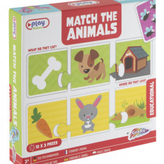 Joc de potrivire - Invat animalutele PlayLearn Toys