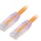 Patch Cord U/UTP Cat6a PVC Portocaliu 0.5m