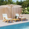 vidaXL Set 2 Perne scaun/șezlong terasă, 180x55x7cm, model Frunze Verzi, Oxford, rezistente la apă, pentru interior și exterior