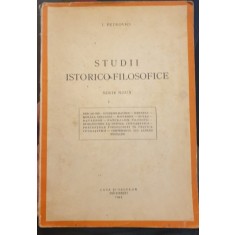 STUDII ISTORICO-FILOSOFICE - IOAN PETROVICI