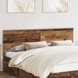 vidaXL Tăblie cap cu headboard Lemn Vechi 180 cm Lemn compozit 888273