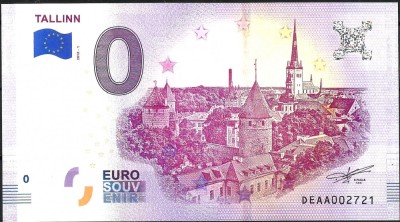 !!! RARR : 0 EURO SOUVENIR - ESTONIA , TALLINN - 2018.1 - UNC foto