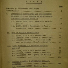 Tendinte si orientari in filosofia contemporana Problematica omului 1977