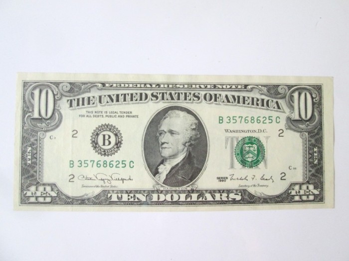 USA 10 Dollars 1990 aUNC