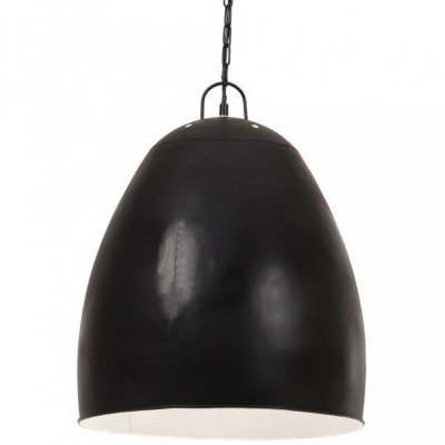 Lampa suspendata industriala, negru, 42 cm, rotund, 25 W, E27 GartenMobel Dekor foto