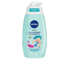 Gel de dus si Sampon Nivea Kids, Mar, 500 ml