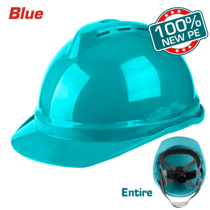 TOTAL - CASCA DE PROTECTIE - PE - ALBASTRU PowerTool TopQuality