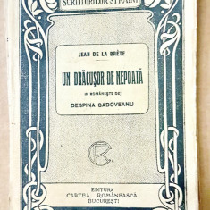 C885-Carte veche roman-Un dracusor de nepoata-Despina Sadoveanu traducere.