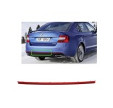 Element reflectorizant catadioptru Skoda Octavia 3 (5e), 03.2017-09.2020, model RS; partea Centrala, Spate, rosu-fumuriu, OE, 5E0945104B , 5E0945104A