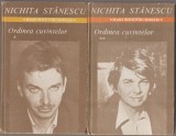 Nichita Stanescu - Ordinea cuvintelor (vol. I-II), 1985