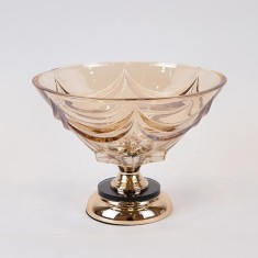 Fructiera din sticla Golden 29 cm x 13 cm