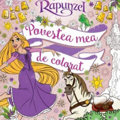 Disney. Prințese. Rapunzel. Povestea mea de colorat - Paperback brosat - Disney - Litera mică