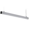 Corp iluminat liniar 120cm 40w 4000k alb neutru - argintiu, V-TAC