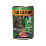 Julius K9, hrana umeda pentru caini, pate cu mix de carne, 400 gr