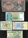 Set 5 bancnote de prin lume adunate (cele din imagini) #255, Europa