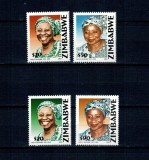 Zimbabwe 1992 - Sally Mugabe, personalități, serie neuzata