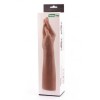 Dildo Brat Magic King Size Realistic Lovetoy 36cm PVC Natural + Lubrifiant Cadou, Dildo Uman XXL