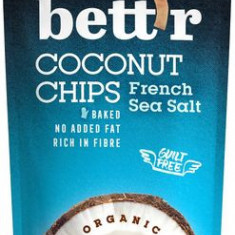 Chips de cocos cu sare de mare fara gluten Bio, 70g, Bettr