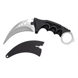 Cumpara ieftin Cuțit karambit vanatoare DEPOX&reg;, lamă fixă, oțel inoxidabil 420, gri, 19 cm