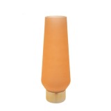 Vaza din sticla Orange Gold 11 cm x 45 cm