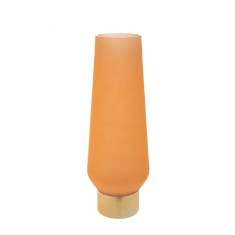 Vaza din sticla Orange Gold 11 cm x 45 cm