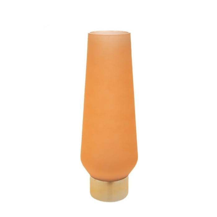 Vaza din sticla Orange Gold 11 cm x 45 cm