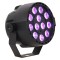 Proiector compact portabil, 12 LED-uri 3 in 1 RGB 3 W, 7 canale DMX