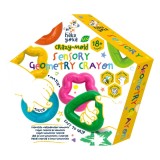 Set 6 creioane cerate geometrice, Avenir, Crazy-Mold, Haku Yoka