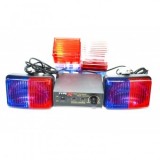 Lampa Stroboscopica Auto Xenon 12V Rosu/Albastru Universal Girofar Auto